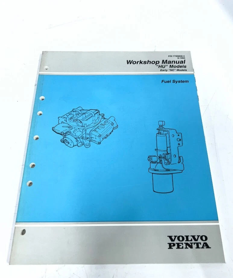 Workshop Manual for Volvo Penta (Early NC Models) 7788858-4