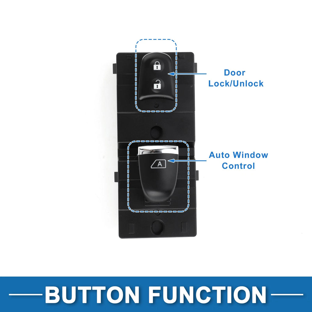 Front Side Power Window Switch for Nissan Murano (2015–2024) No. 254115AA0A