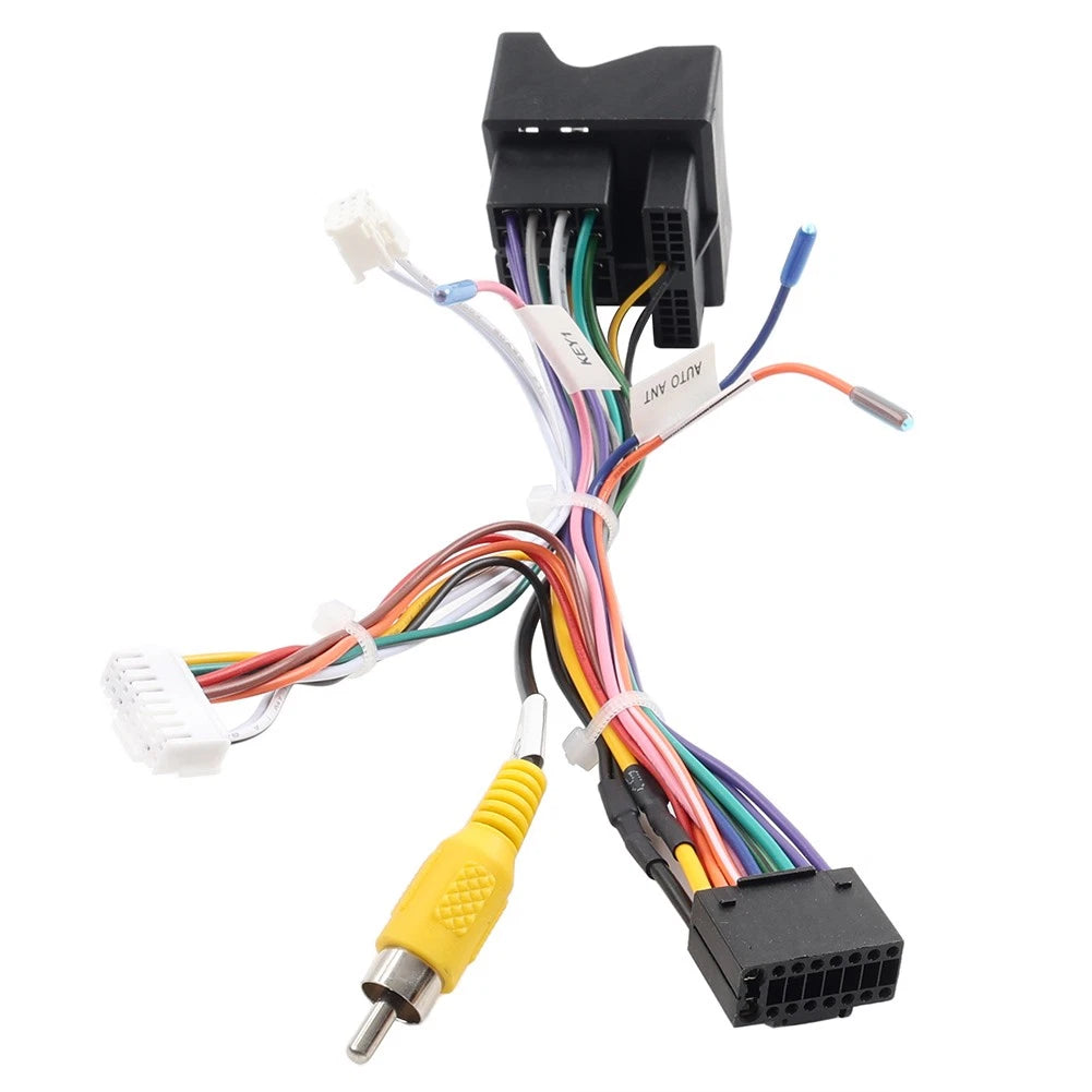 Audio Player 16pin Power Cable Adapter For Skoda For VW Golf