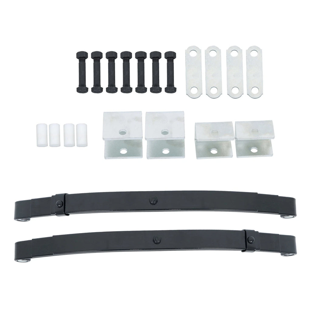 Single Trailer Axle Suspension Kit for 4000lbs Trailers (3 Leaves, 2000lbs Spring)