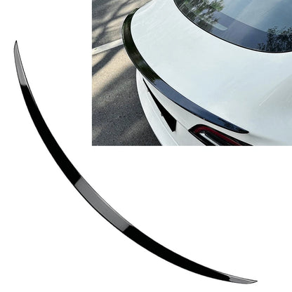 Rear Trunk Spoiler Wing ABS for Tesla Model 3 (2017–2023) Glossy Black