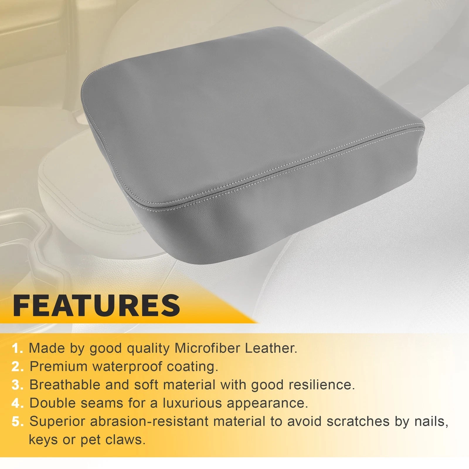 Console Lid Armrest Cover Replacement for Dodge RAM 1500 2500 3500 (2002–2008)