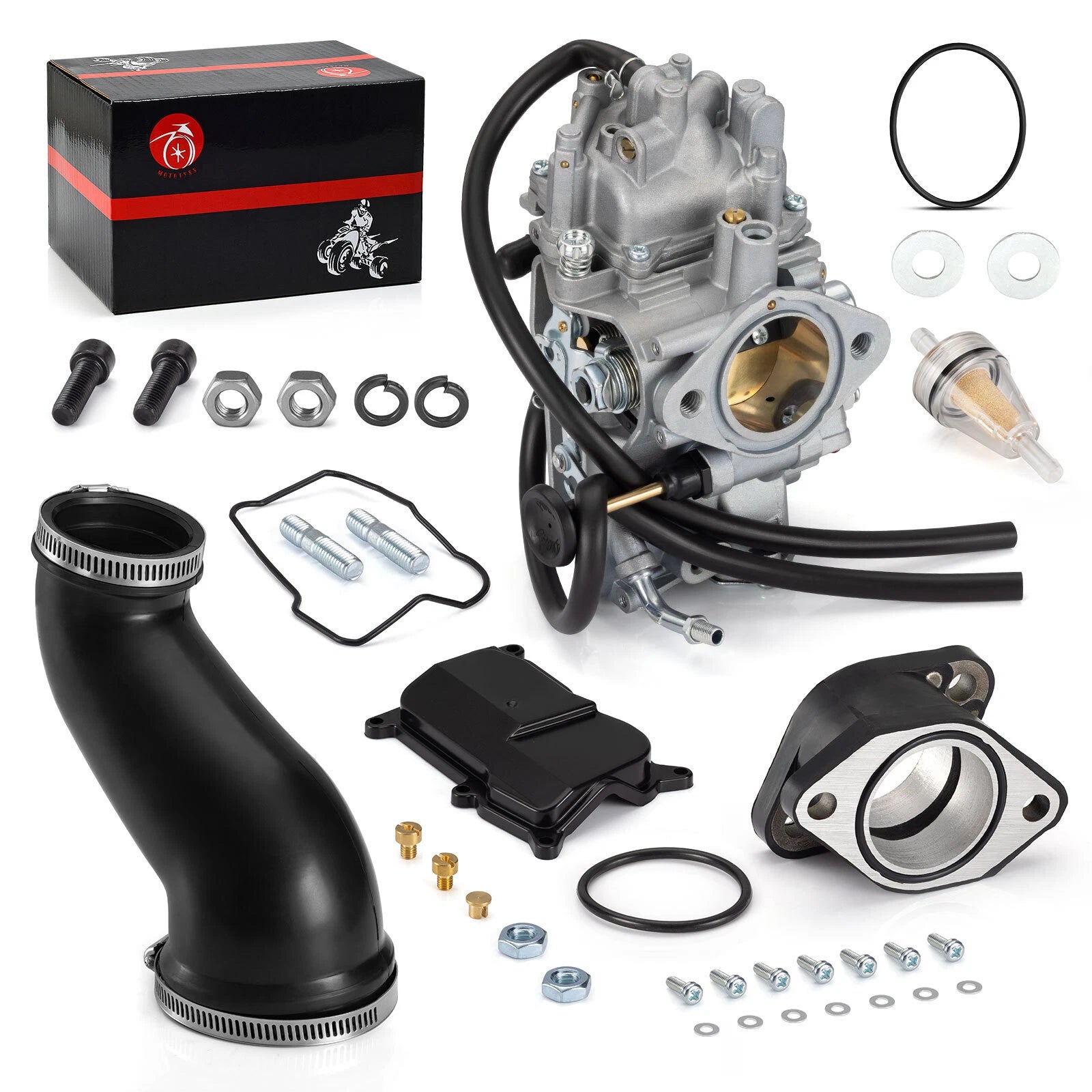 Carburetor + Intake Manifold Boot Joint for Yamaha Warrior 350 (1987–2004)