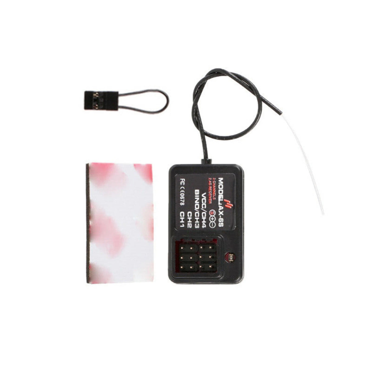 4CH Remote Control Receiver for RC Car Boat (2.4-2.48GHz)