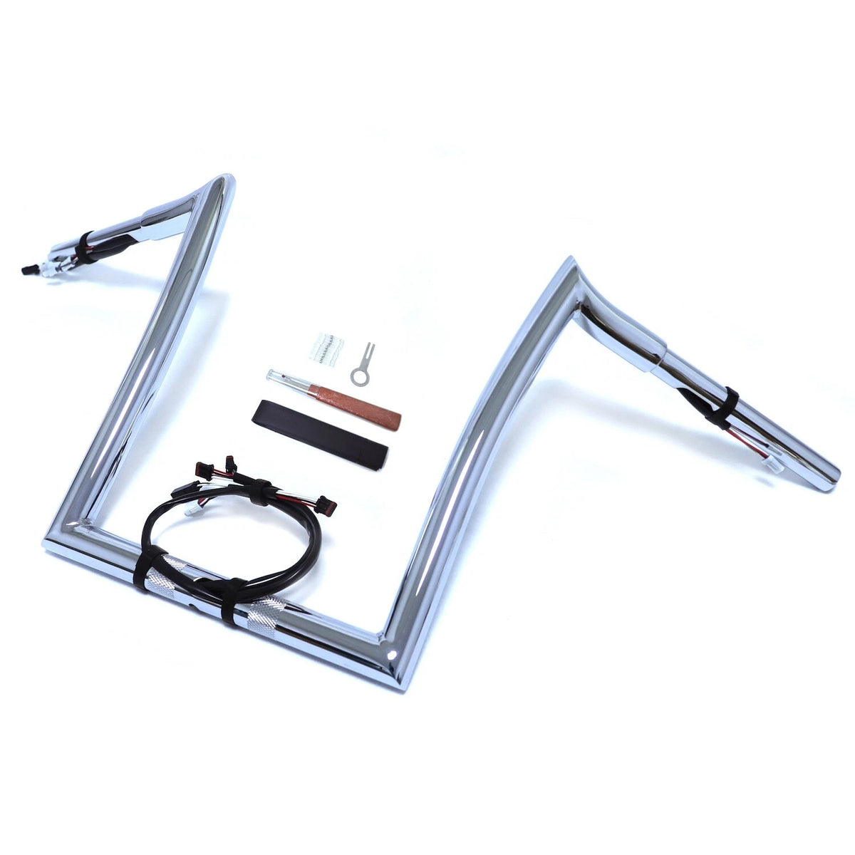 Chrome 12" Prewired Ape Hanger Handlebar 1.25" for Harley Road Glide (2016–2023)