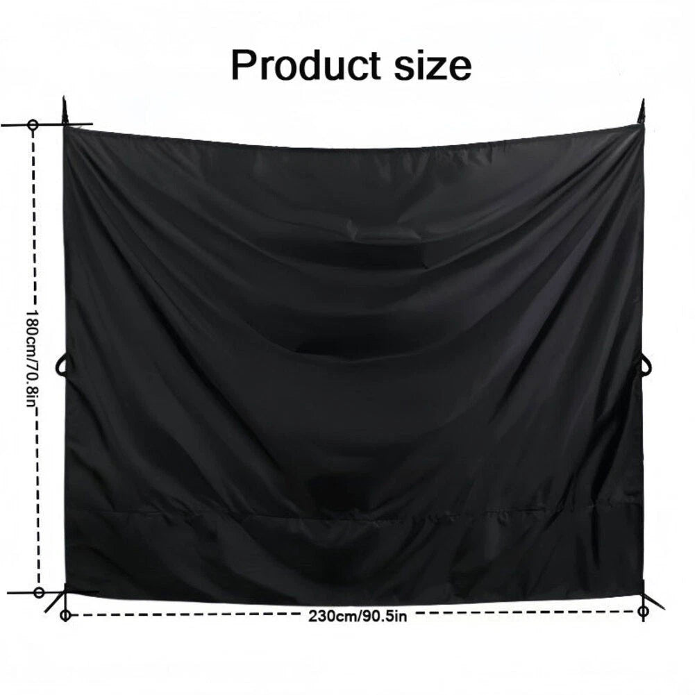 Camper Door Curtain for Outdoor Use - Easy Install, Gentle Breeze