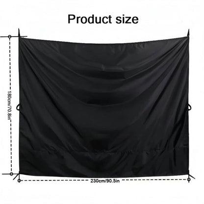 Camper Door Curtain for Outdoor Use - Easy Install, Gentle Breeze
