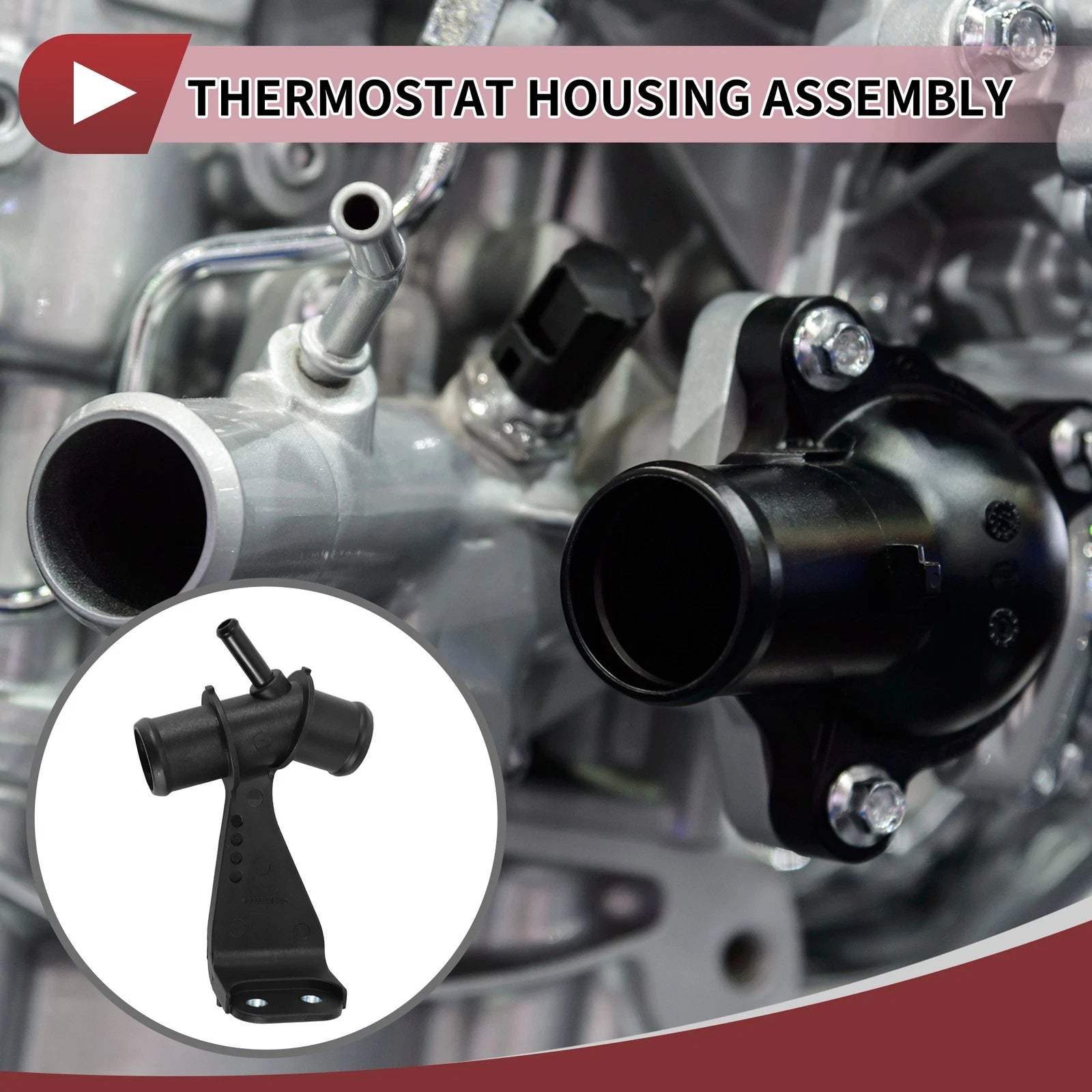 Engine Coolant Thermostat Housing Assembly for Toyota Corolla (2009–2017)