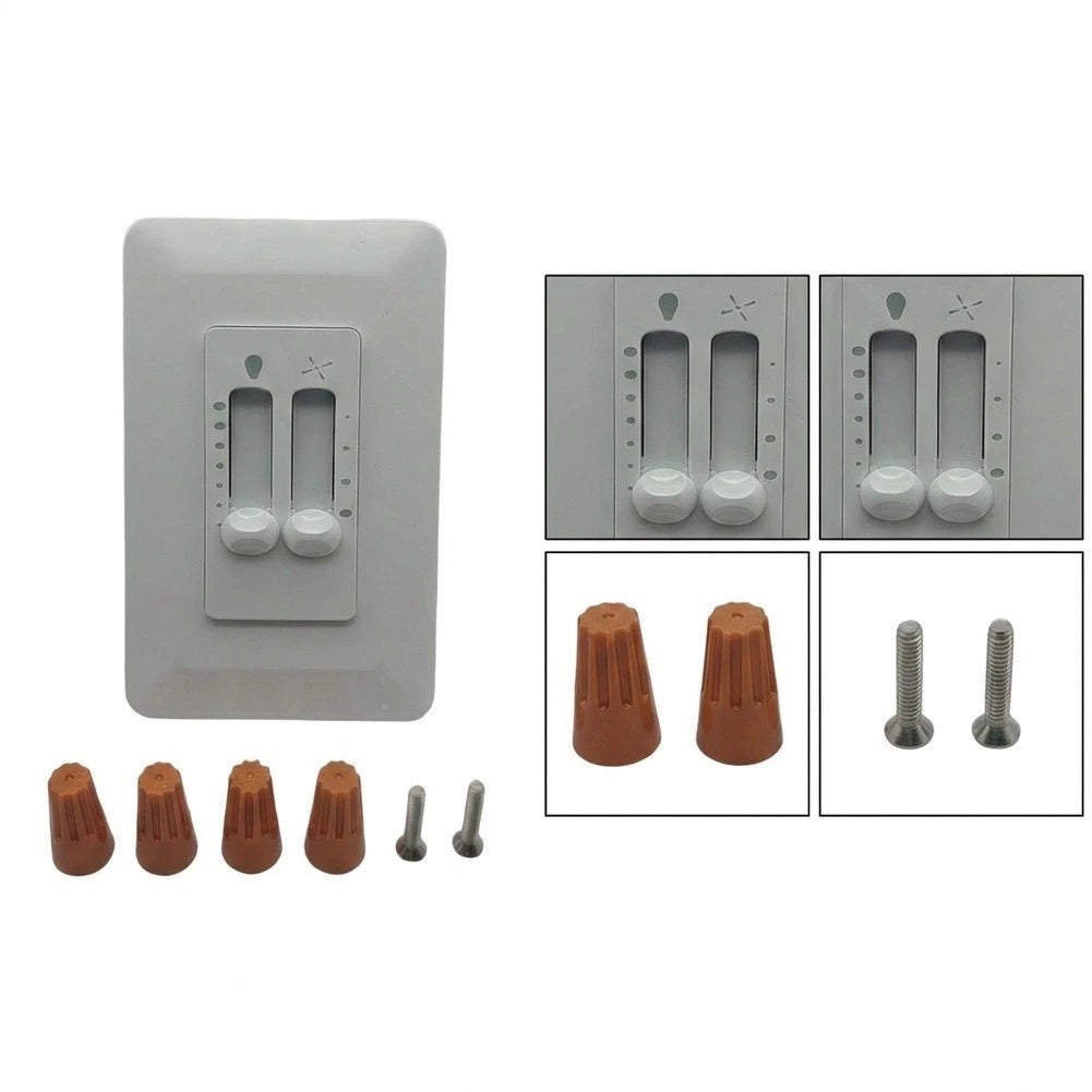 Wall Mounted Ceiling Fan and Light Controller with Dimming Function