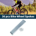 Bicycle Spokes Nipple Set 45 Steel Galvanized 13G 269mm Universal (1 Set)