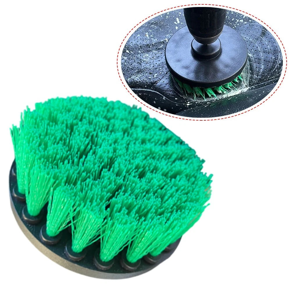 1pc Drill Brush Set for Car Detailing Tools (Carpet, Leather)