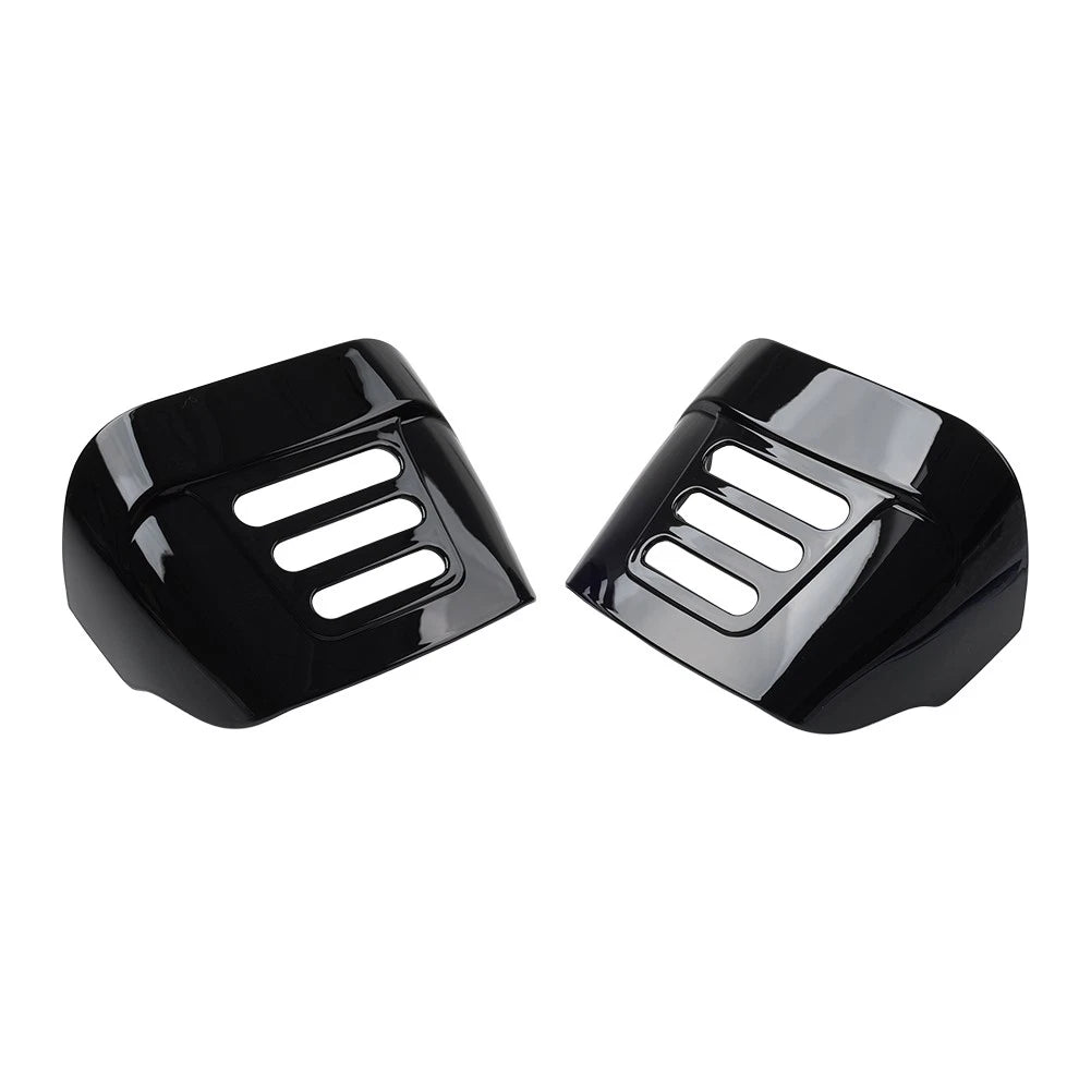 Black Slotted Tail Light Visor Covers for Harley Tri Glide FLHTCUTG (2009–2022)