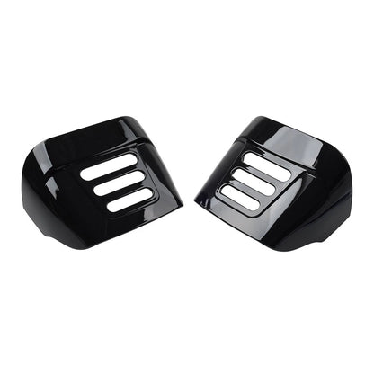 Black Slotted Tail Light Visor Covers for Harley Tri Glide FLHTCUTG (2009–2022)
