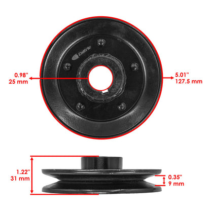 Deck Spindle Pulley Replacement for Land Pride FDR2548 FDR2560 (2009–2010)