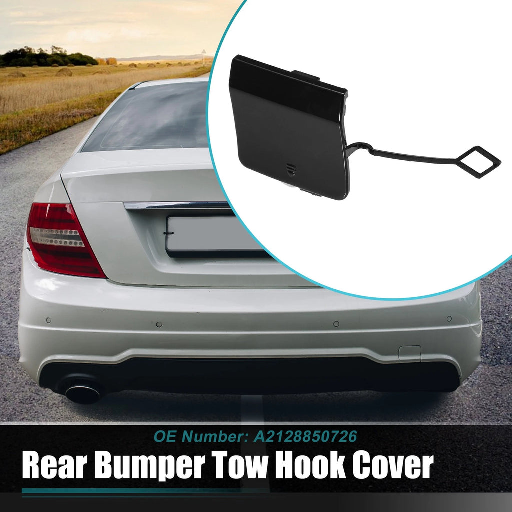 Rear Bumper Tow Hook Cap Replacement for Mercedes Benz E-Class W212 (2009–2016)