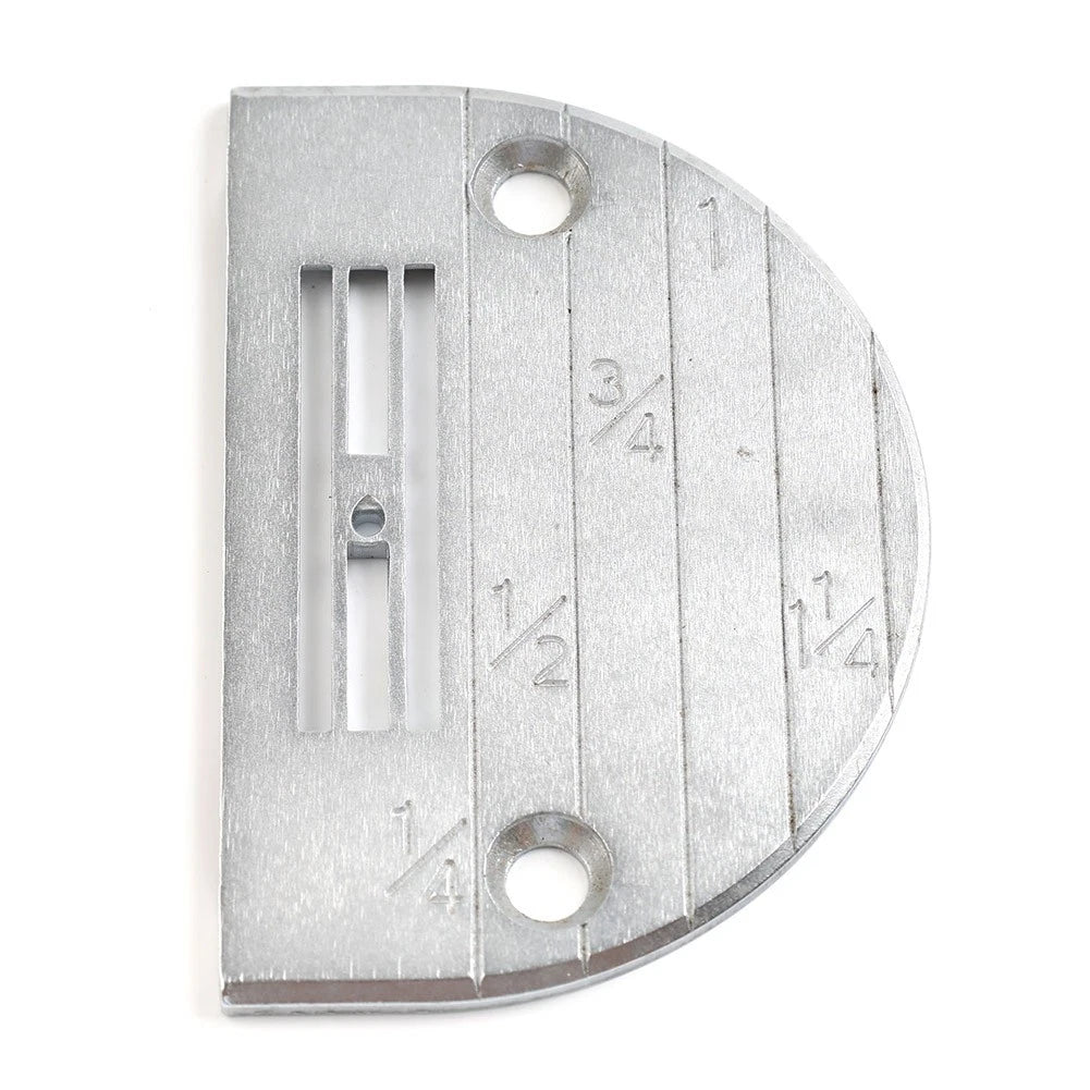 Needle Plate with Line Gauge for Industrial Single Needle Sewing Machine