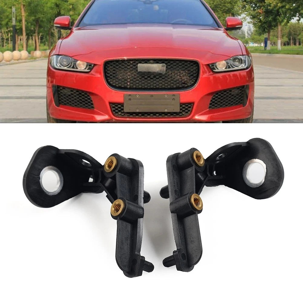 2X Front Fender Support Mounting Bracket for Jaguar XE (2016–2020) Black