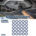 25pcs Oil Drain Plug Gaskets 12mm ID Replacement for Toyota 4Runner (1990–2018)