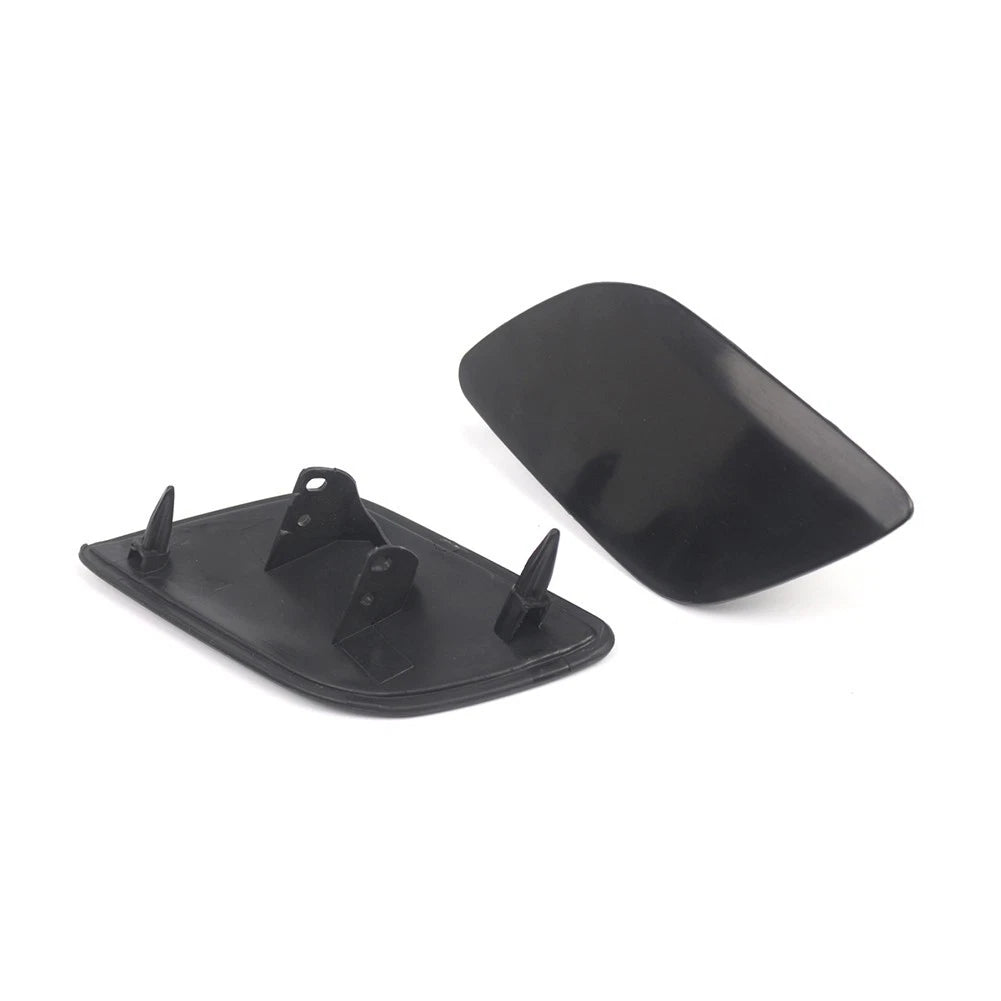 Set of 2 Headlight Washer Covers for Q7 (2010–2015) ABS Black