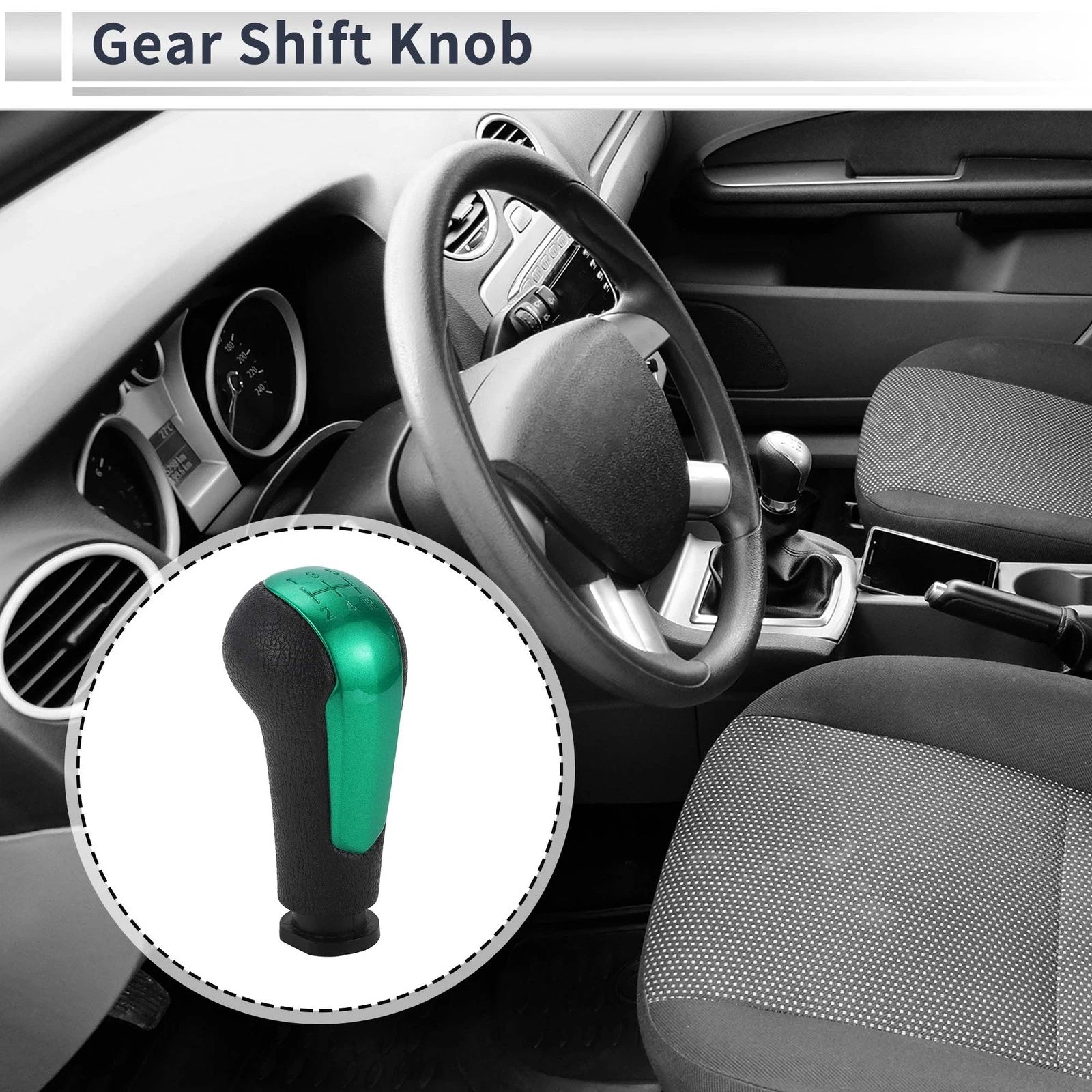 5 Speed Manual Gear Shift Knob Replacement for Chevrolet Spark (2013–2018)