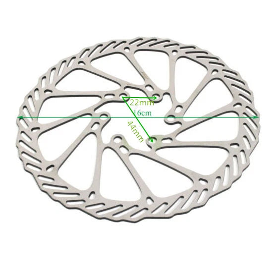 160mm Disc Brake Rotor for Bicycle (Replacement Part)