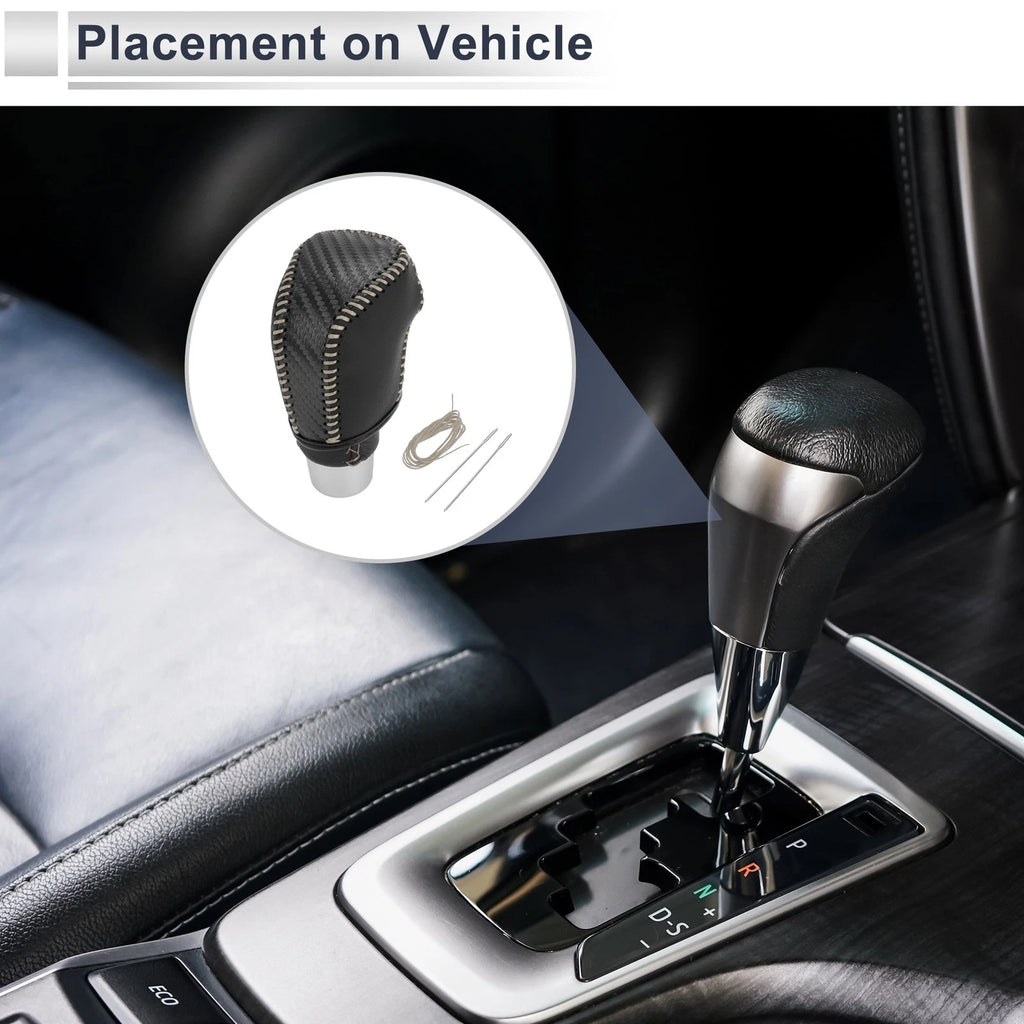 Gear Shift Knob Cover Replacement for Toyota Camry (2019–2022) Black Carbon