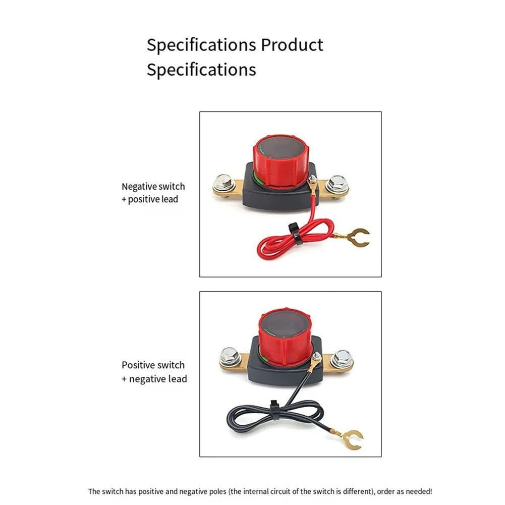 Battery Disconnect Switch for Universal Applications (Flame Retardant Nylon)