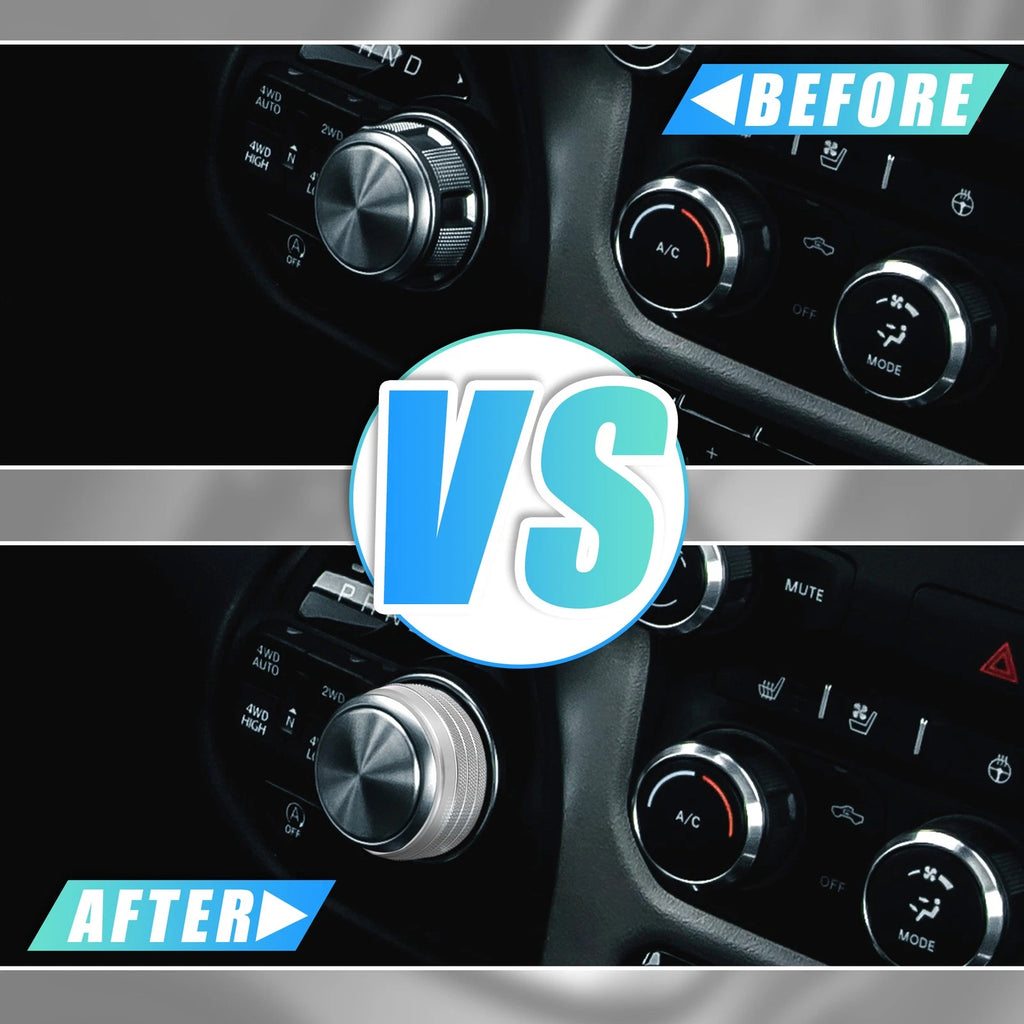 Gear Shift Knob Cover Replacement for Dodge Ram 1500 2500 3500 (2018–2020)