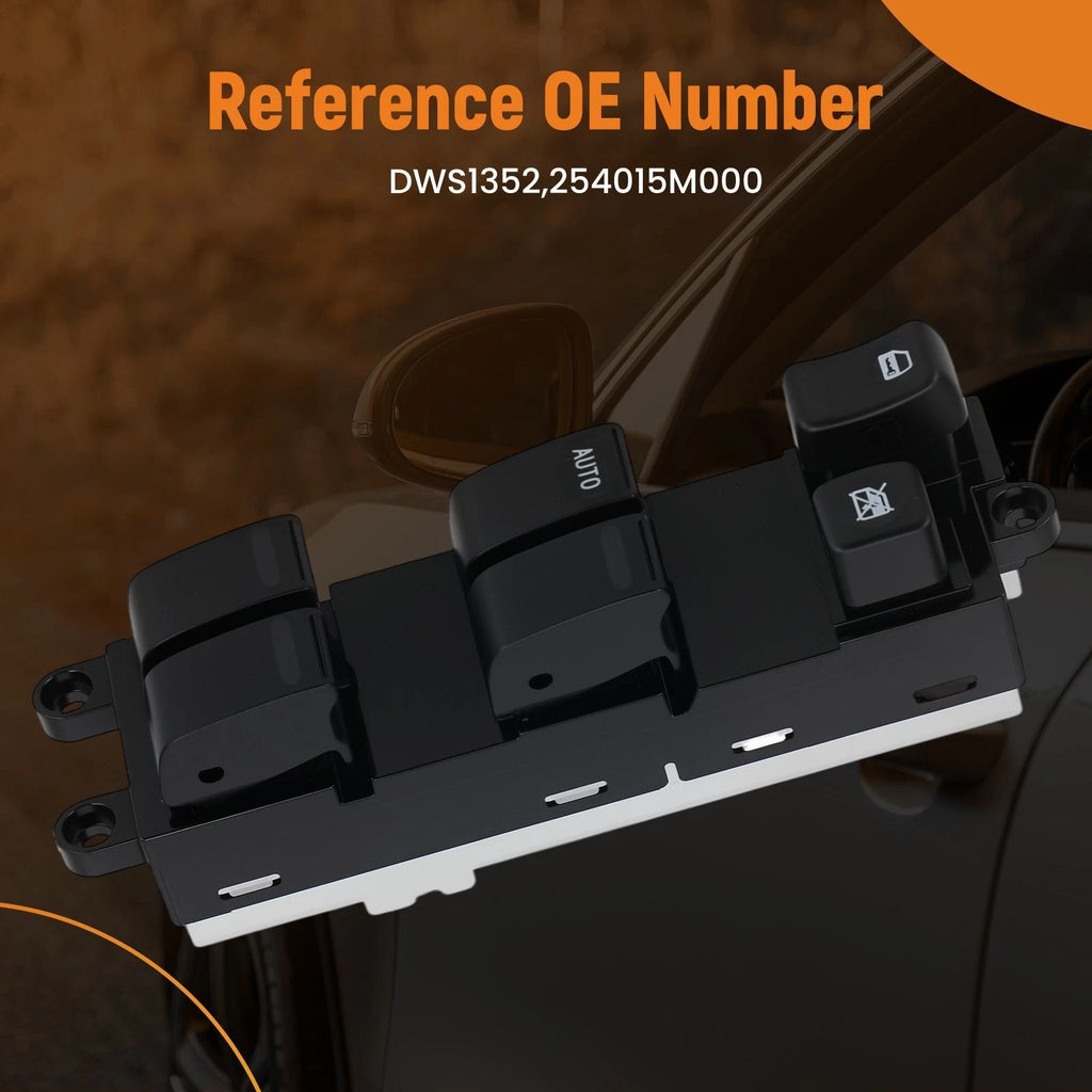 Driver Side Power Window Switch for Nissan Sentra (2000–2006) 254015M000 DWS1352