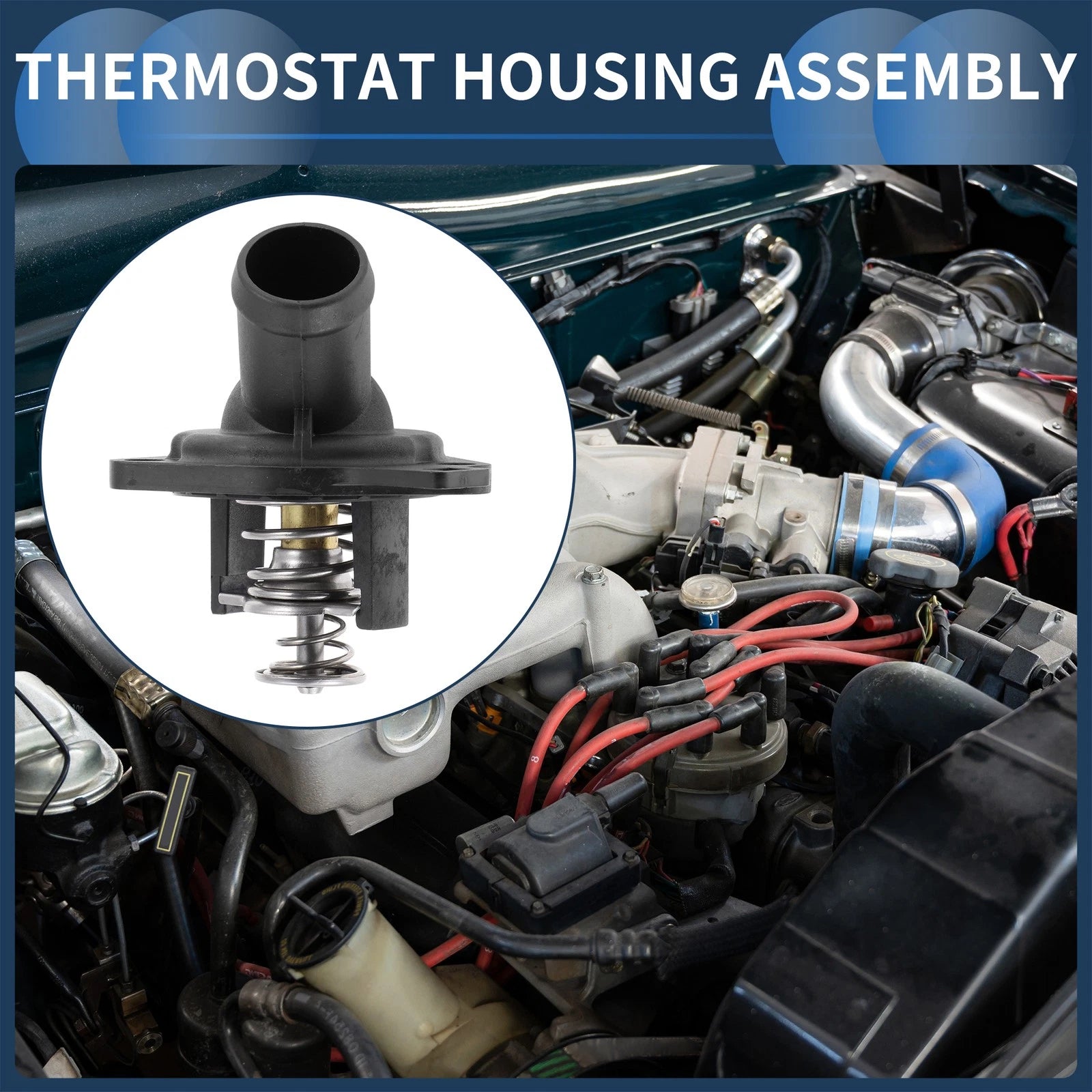Engine Coolant Thermostat Housing Assembly for Honda Civic (2006–2021)