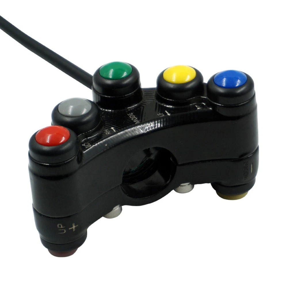 Handlebar Control Switch Button ON OFF for Motorcycle (7/8" 22mm)