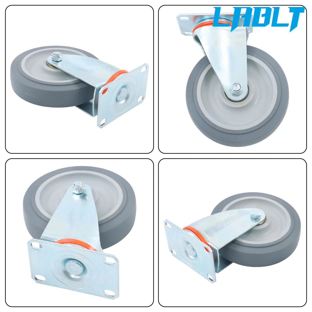Set of 8 Rubber Casters for LABLT (5")
