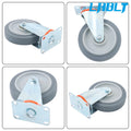 Set of 8 Rubber Casters for LABLT (5")