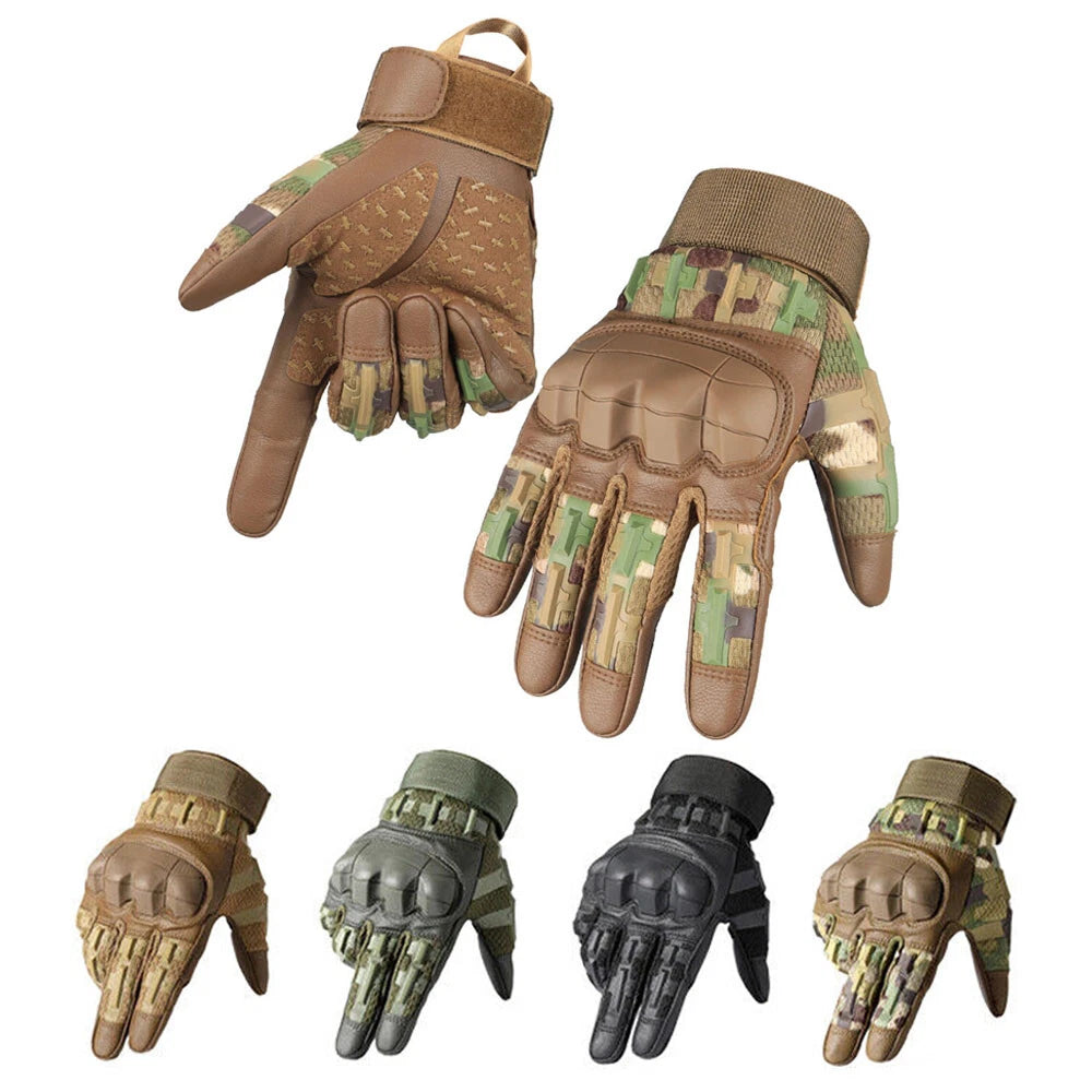 Tactical Touchscreen Gloves Full Finger Anti-slip Breathable Outdoor Work