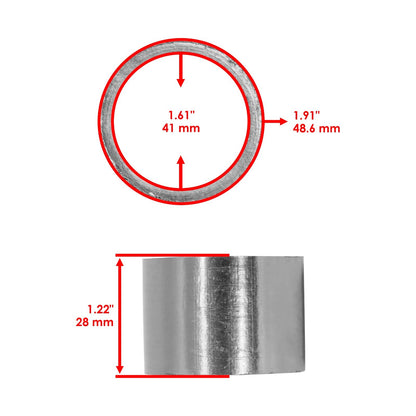 Exhaust Muffler Gasket Replacement for Honda CRF450R 2006–2008