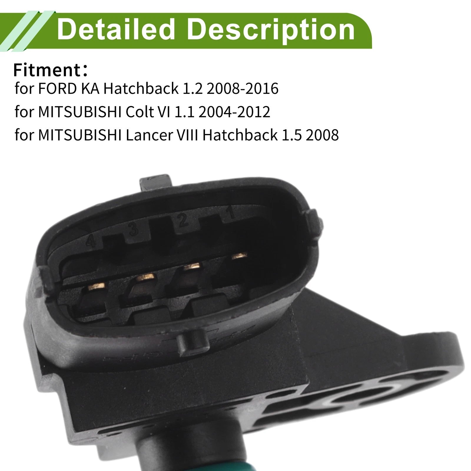 MAP Sensor for Ford KA Hatchback (2008–2016) No.MR985032