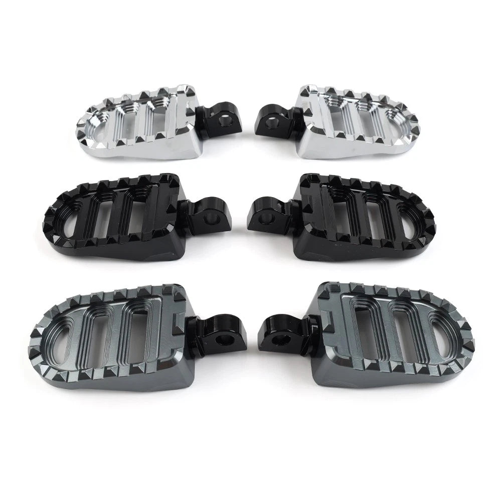 Front Footrests Foot Pegs for Harley Softail Dyna Road King Electra Glide (–2023)