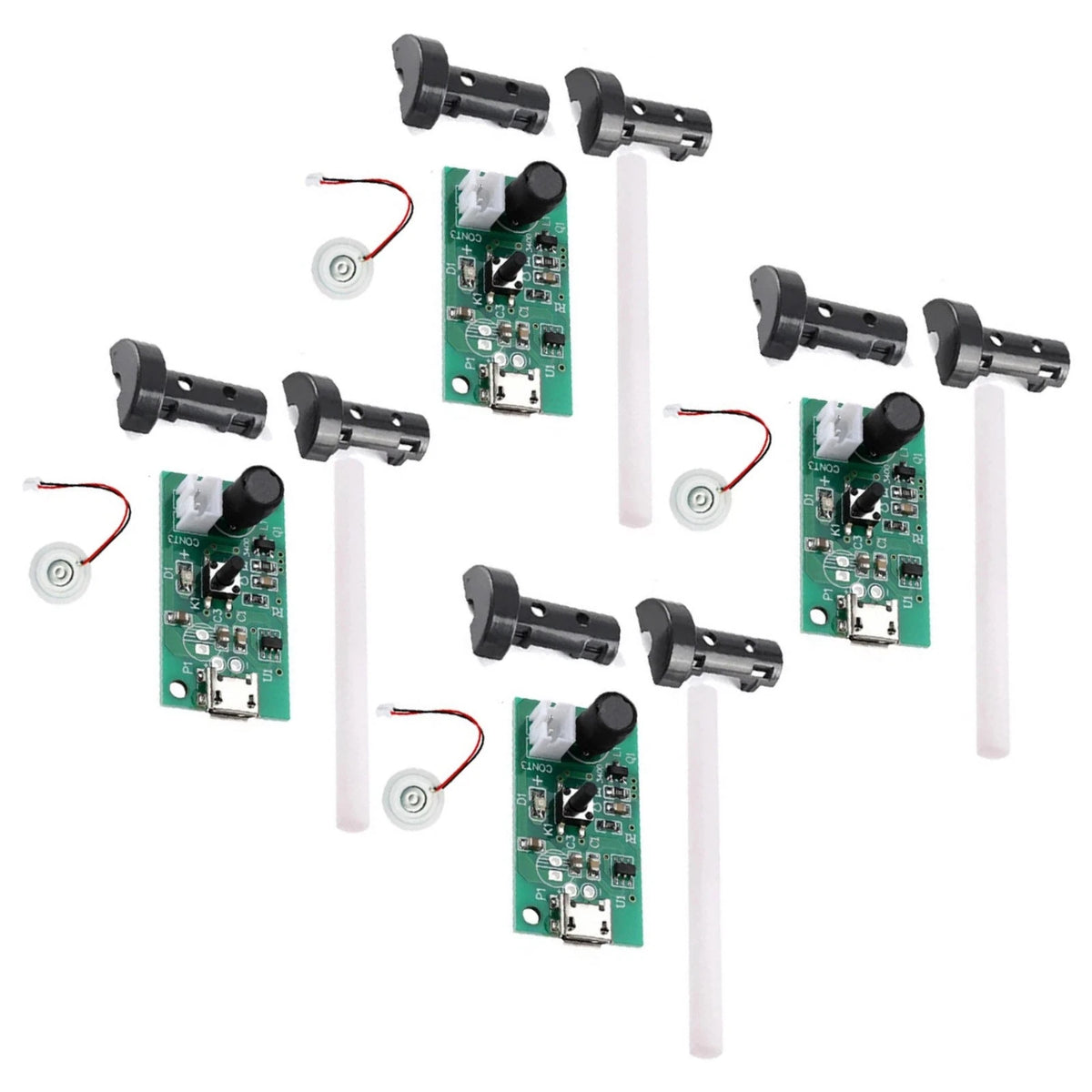 Set of 4 USB Mist Maker Atomizer Driver Boards for Air Fogger Device