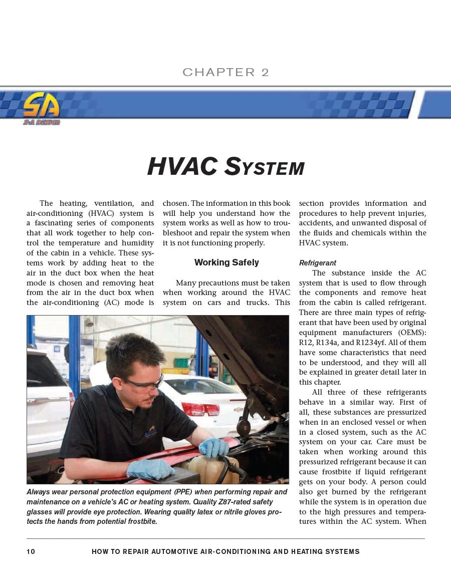 Automotive Air-Conditioning & Heating Systems Repair Guide