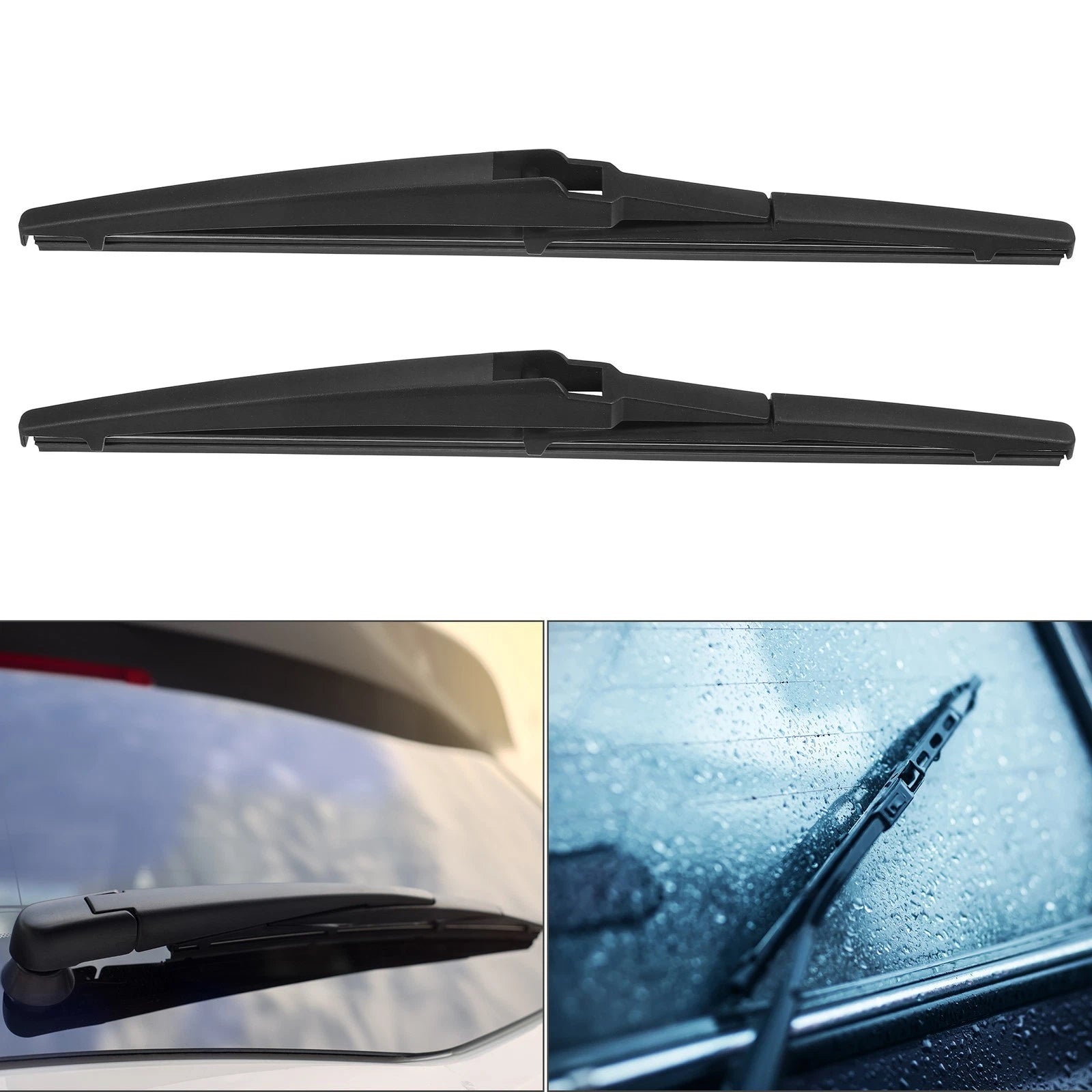 Rear Windshield Wiper Blade Pair for Toyota Citroen (2010–2018)