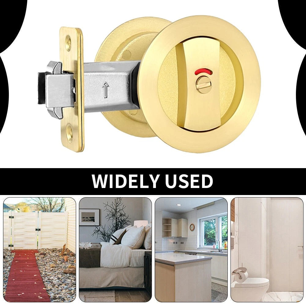 Privacy Flush Pocket Door Lock for