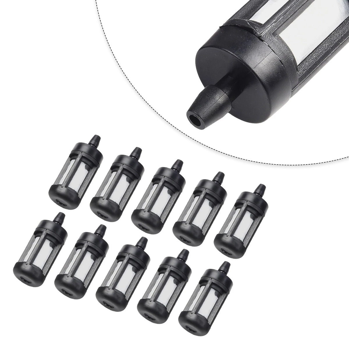 10X Fuel Hose Pipe Filter Replacement for Trimmers and Edgers