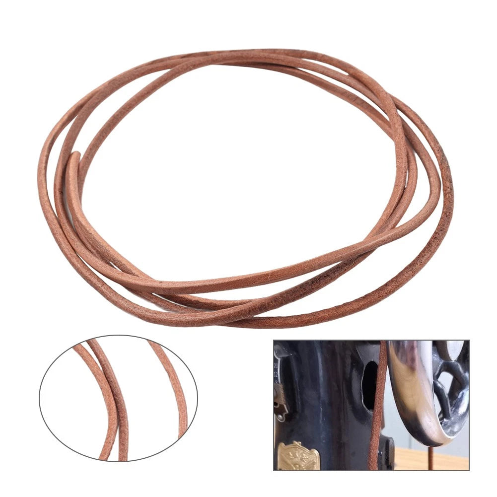 72" Leather Belt for Treadle Sewing Machine (3/16" #B111-72)