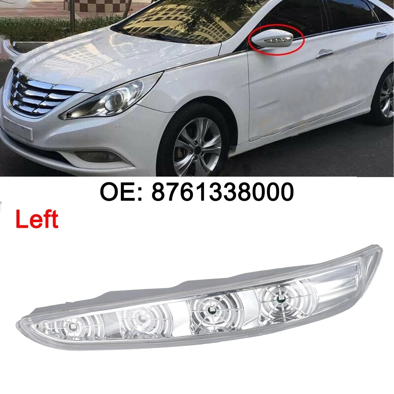 Left Side Turn Signal for Hyundai Sonata (2009–2015)