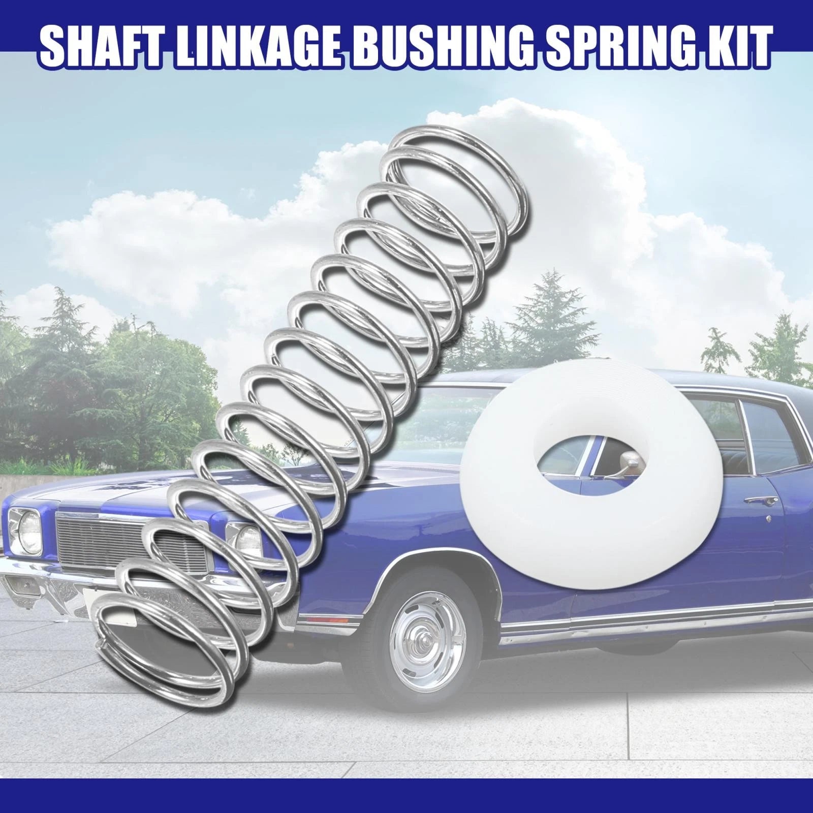 Transmission Shifter Cross Shaft Linkage Bushing Spring Kit for Chevy Buick (2000–2009)