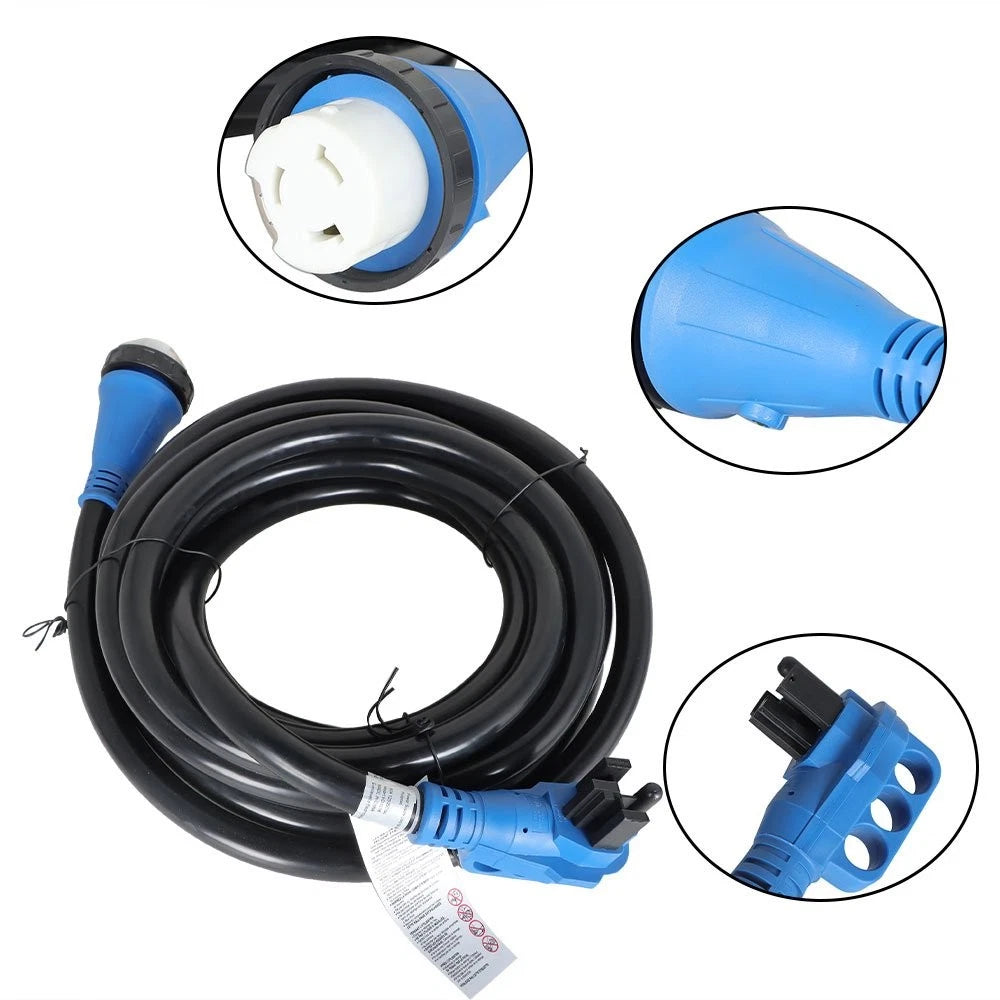 50 Amp Locking RV Extension Cord for RVs (125V/250V)