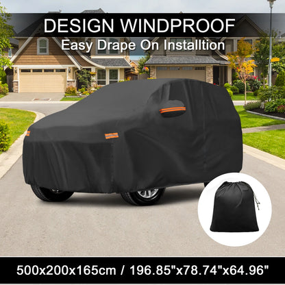 Waterproof Car Cover with Zipper for Toyota Land Cruiser (2008–2021)