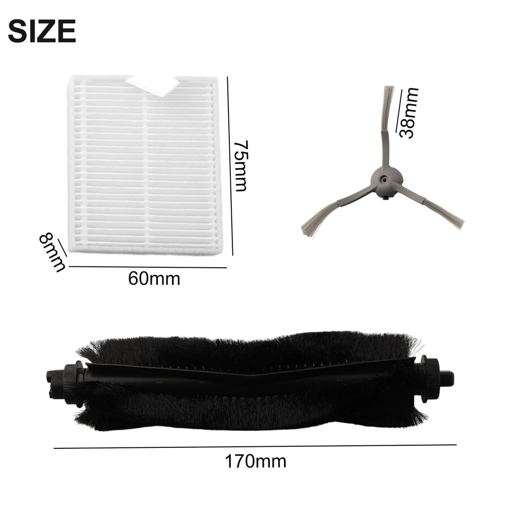 Replacement Brushes and Filters for Eufy L60 L50 Robot Vacuum