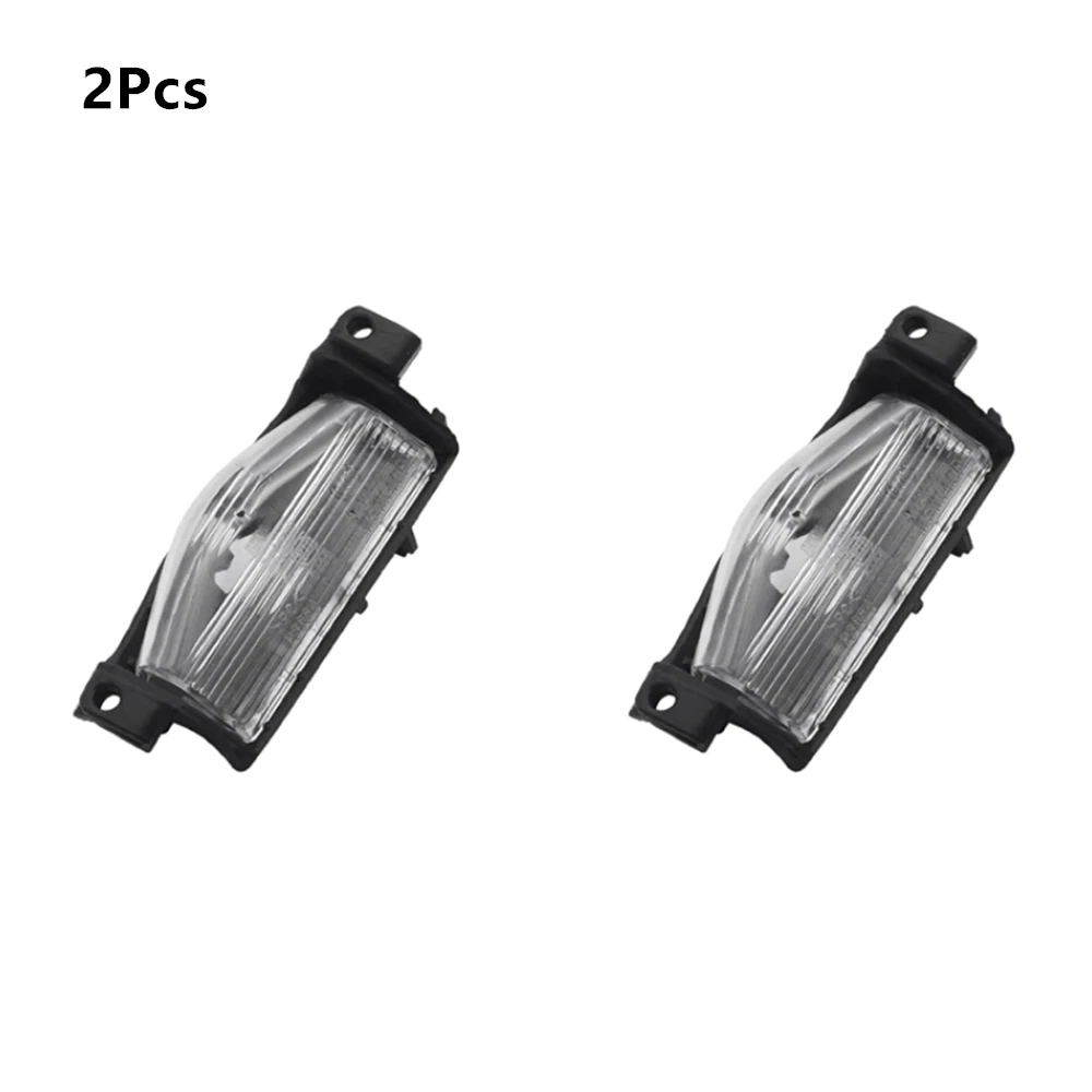 2Pcs License Plate Lamp Light Shell Cover For Mazda 2 2011-2013 Mazda3 2009-2013