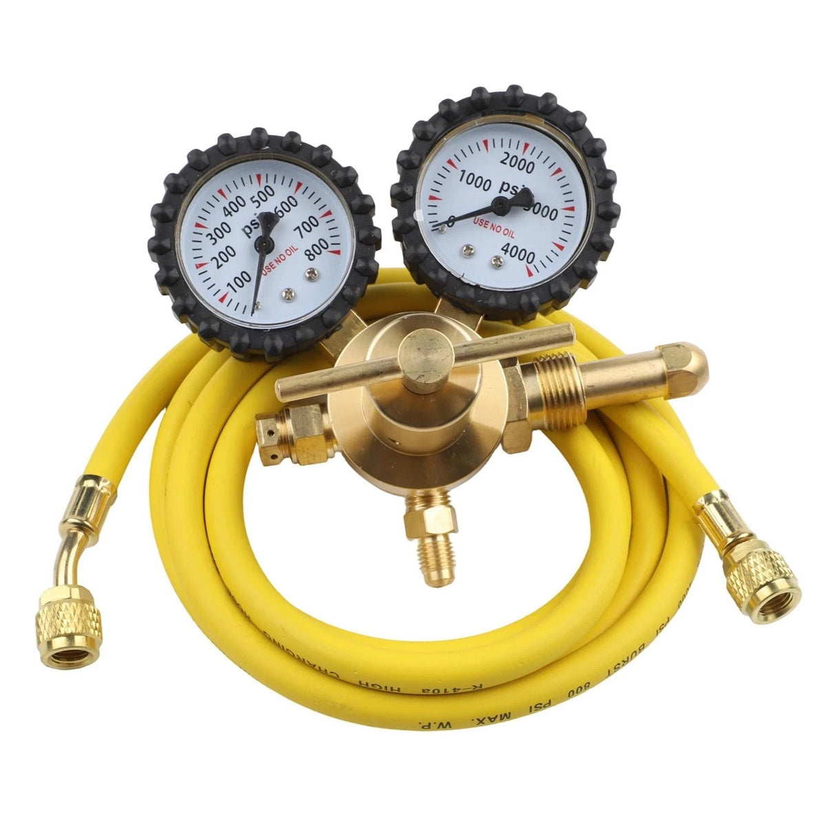 G58 Brass Nitrogen Regulator with 2 Meter Hose for Gas Equipment